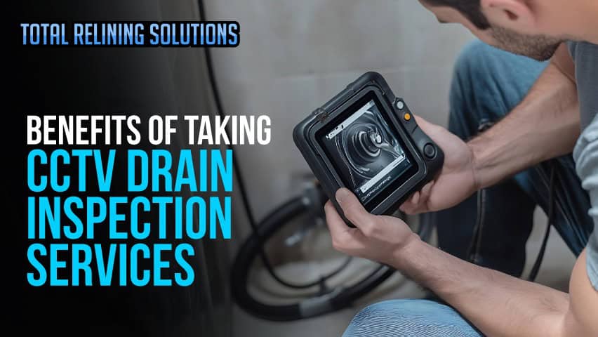CCTV drain inspection service being performed for pipe maintenance and leak detection.